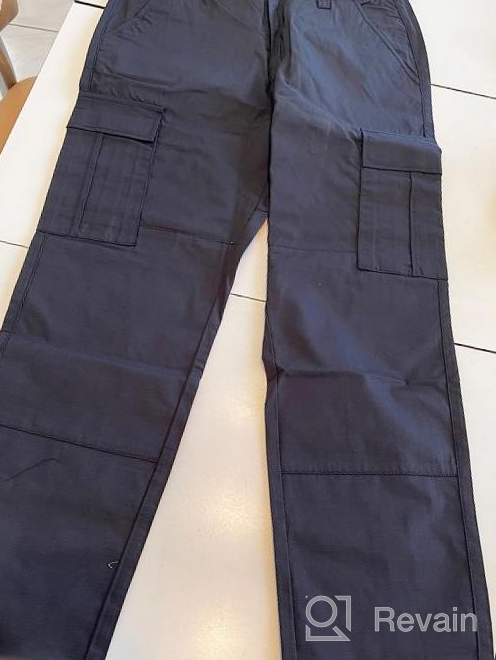 img 1 attached to Men'S Lightweight Tactical Cargo Pants, Relaxed Fit Combat Military Work Pants With Expandable Waist By AKARMY review by Jessie Vrbensky