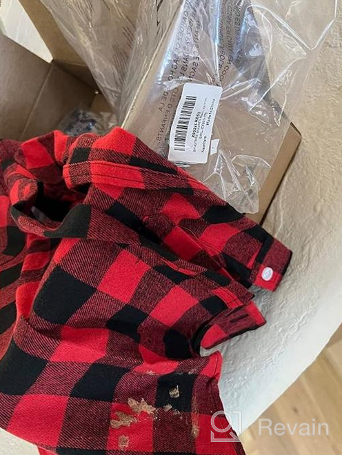 img 1 attached to Gingham Flannel Toddler 👧 Girls' Clothing with Buttoned Sleeves review by Michelle Stewart