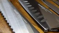 img 1 attached to Effortlessly Sharp And Stylish: Ninja Foodi NeverDull Premium 13 Piece Knife System With German Stainless Steel Blades And Built-In Sharpener In Walnut Stain/Black review by Tyler Smith