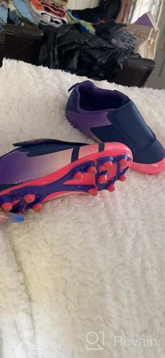 img 1 attached to Carter's Kids Fica Sports Cleat Sneakers with Hook & Loop Closure review by Heather Davis