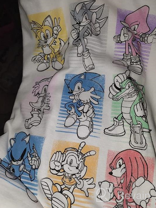 img 1 attached to 🦔 SEGA Sonic Knuckles Little Hedgehog Tee - Boys' Clothing review by Phillip Brown