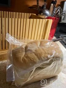 img 6 attached to Bread Bags With Ties,100Pieces 18X4X8 Inches Plastic Bread Bags For Homemade Bread Gift Giving,Clear Bread Loaf Storage Bags
