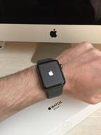 img 1 attached to Apple Watch Series 3 38mm Aluminium Case RU Smartwatch, Gray Space/Black review by Aneta Misztal ᠌