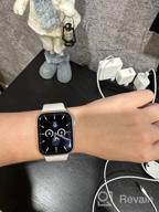 img 1 attached to Smart watch Apple Watch Series 7 45 mm Aluminum Case, dark night review by Siu Young ᠌