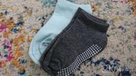 img 1 attached to Keep Your Little Movers Safe: CozyWay Non Slip Toddler Ankle Socks For Girls And Boys | 12/14/15 Pairs Available review by David Romero