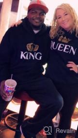 img 5 attached to Unleash Your Royal Love With Tstars Matching King And Queen Hoodies For Couples - His & Hers Couple Hoodie Set