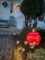 img 1 attached to Illuminate Your Christmas With IOKUKI'S 45-Inch Light-Up Inflatable PVC Christmas Balls Set: Complete With Remote, Air Pump, And Timer For Yard And Pool Décor - Clearance Sale, 1 Piece review by Melinda Phillips