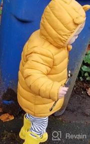 img 6 attached to Stay Warm & Cozy: CECORC Winter Padded Hooded Coats For Kids, Baby Boys Girls, Infants & Toddlers.