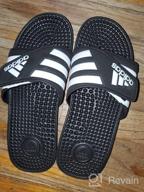 картинка 1 прикреплена к отзыву Adidas Adissage White Black US Men's Shoes от Jesus Carlson