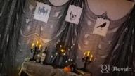 img 1 attached to Spookify Your Halloween With Bloody Creepy Cloth Decorations: 2 Doorway Curtains + 1 Giant Table Cover For Haunted Parties And Outdoor Decorations review by Joseph Redding