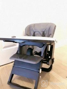 img 1 attached to Transform Your Child'S Dining Experience With INFANS 4 In 1 High Chair - Adjustable Height, Reclining, Removable Tray & Cushion, Easy Fold - Perfect For Baby, Infant & Toddler In Blue review by Roberto Garrido