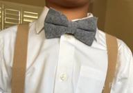 img 1 attached to 🎀 Born Love Adjustable Bowtie: Stylish Boys' Accessories and Bow Ties for All Occasions review by Austin Hearshman