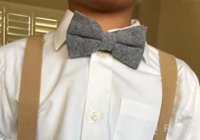 img 6 attached to 🎀 Born Love Adjustable Bowtie: Stylish Boys' Accessories and Bow Ties for All Occasions