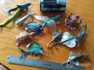img 1 attached to 12-Piece Realistic Ocean Animal Toy Figures Set - Durable Plastic Sea Creature Toys For Kids - Variety Marine Life Figures For Bath Time - Perfect Gift For Boys And Girls review by Bill Escobar