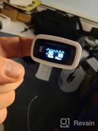img 1 attached to AccuMed CMS-50D1 Fingertip Pulse Oximeter Blood Oxygen Sensor SpO2 For Sports, Aviation, LED Display, Portable And Lightweight With 2 AAA Batteries, Lanyard And Travel Case (White) review by Laura Taylor