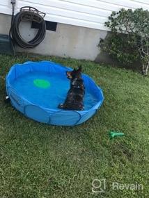 img 8 attached to Portable Foldable Pet Swimming Pool For Dogs And Cats - Indoor/Outdoor Bathing And Ball Pit - 42"X12" Size - Patent Pending