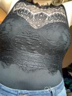 img 1 attached to Women'S Floral Lace Sleeveless Bodysuit Sexy Clubwear review by Charles Osguthorpe