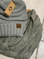 img 1 attached to Stay Cozy And Stylish With Funky Junque'S Oversized Beanie & Infinity Scarf Bundle! review by Tina Stamey