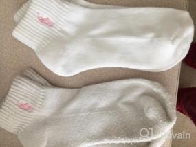 img 3 attached to Polo Ralph Lauren Gripper Socks for Girls - 6 Pairs, Infant to Big Kid Sizes