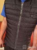 img 1 attached to USB Rechargeable Heated Body Warmer Vest For Men - ZLTFashion Electric Jacket For Winter review by Kenny Kowalewski