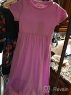 картинка 1 прикреплена к отзыву 🌸 Стильное длинное платье GORLYA для девочки с коротким рукавом с цветочным принтом и карманами - идеально для повседневного отдыха (4-12 лет) от Jackie Smith