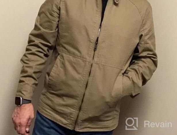 img 1 attached to Men'S Lightweight Cotton Military Jacket Zip Up Outerwear Coat By WenVen review by Matthew Fleming