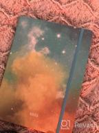 img 1 attached to Hardcover Blank Notebook For Writing, Gratitude Journal For Women & Men - 7.5" X 10.2", 160 Pages, 2 Bookmarks, Unlined Starry Sky Design review by Tony York