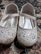 img 1 attached to DREAM PAIRS Rhinestone Embelishment Throughout Girls' Shoes for Flats review by Brenda Hernandez
