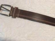 img 1 attached to Brown Belt for Men: Nickel-Free Millennial Accessory review by Nicholas Harrington