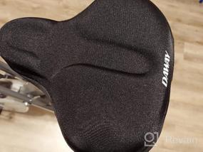 img 7 attached to DAWAY C6 Wide Foam & Gel Padded Bike Seat Cover For Enhanced Comfort - Perfect For Peloton, Stationary, Cruiser Bikes, Indoor And Outdoor Cycling - Ideal For Women And Men