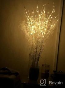 img 5 attached to Lighted Branches With 150 Warm White And Multicolor Fairy Lights, 8 Functions, 32 Inches - Perfect For Room And Christmas Holiday Decorations, By Hairui