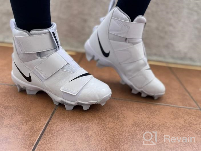 img 1 attached to 👟 Power-packed Performance: Nike Force Savage Shark Football Girls' Shoes for Unstoppable Play review by Dee Duran