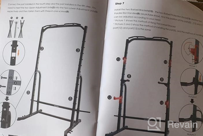 img 1 attached to Maximize Your Home Gym With CDCASA'S Adjustable Power Squat Rack Cage And Multi-Function Power Tower review by Jeremy Gaines