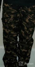 img 5 attached to 👖 Camo Print Twill Jogger Pants for Boys - Quad Seven's Ultimate Style and Comfort Combo