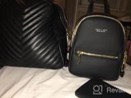 img 1 attached to Leather Mini Backpack Purse For Women - Crossbody Phone Bag And Small Shoulder Bag By Aeeque review by Stuart Dunn