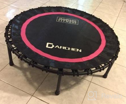 img 1 attached to Upgrade Your Fitness Routine With DARCHEN 350Lbs Rebounder Mini Trampoline For Adults - Safe, Quiet And Effective! review by Maurice Rivera