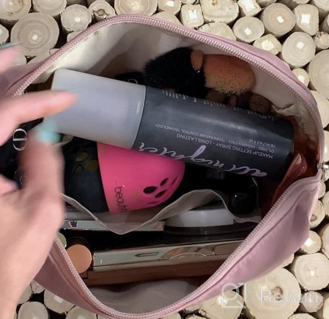 img 1 attached to Travel In Style With A Versatile Makeup Bag - Large Pouch With Multiple Compartments For Women And Girls review by Kimberly Evans