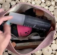 img 1 attached to Travel In Style With A Versatile Makeup Bag - Large Pouch With Multiple Compartments For Women And Girls review by Kimberly Evans
