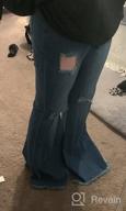 img 1 attached to Women'S Stretchy Distressed Skinny Jeans With Flared Hem review by Bill Pool