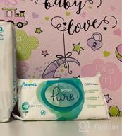 img 1 attached to Pampers Aqua Pure Wipes: Four-Pack for Gentle and Effective Baby Care review by Maejima Riko ᠌