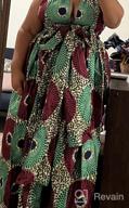 img 1 attached to Bold African Print Maxi Dress For Women - Stunning Dashiki Long Dress review by John Frazier