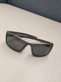 img 7 attached to Unbreakable TR90 Frame RIVBOS Polarized Sports Sunglasses For Men - Driving Shades RB831