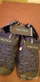 img 6 attached to Защитные сандалии Nautica с закрытым носком, черного цвета, размер 11, для мальчиков, обувь в категории сандалии.