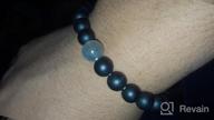 img 1 attached to AMORWING His And Hers Onyx Stone Couple Bracelets review by Angela Jackson
