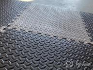 картинка 1 прикреплена к отзыву Gym Flooring Tiles 12/24/48 Pack - Exercise Mats For Home Gym Equipment, Garage Workout Mat Foam Flooring от Marcus Munoz