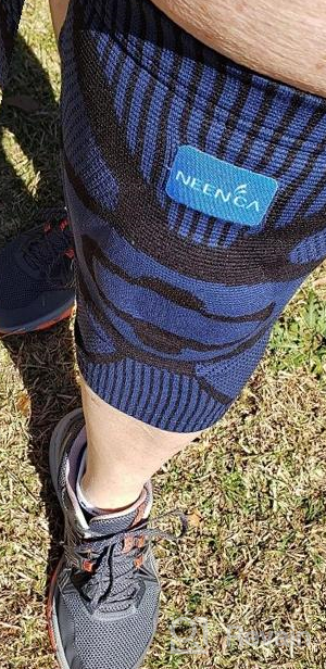 img 1 attached to Get Active Pain-Free With NEENCA 2-Pack Knee Brace Compression Sleeve For Running And Joint Pain Relief! review by Erin Romero