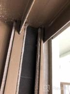 img 1 attached to Fowong Adhesive Foam Weather Stripping For Doors And Windows - Insulate Your Home With High Density Weatherstripping - 2 Rolls Of 13FT, 1/2" W X 1/4" T X 26' L review by Mark Harrison