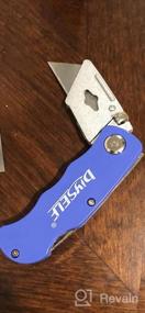img 7 attached to Складной коробчатый нож с лезвиями SK5 и задним замком для эффективной резки - легкий и быстрый бритвенный нож для замены лезвия для картона