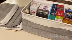img 6 attached to Organize Your Home With QBSM'S Collapsible Fabric Storage Baskets - Set Of 6