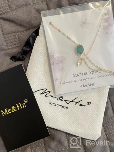 img 1 attached to Dazzle With Me&Hz 14K Gold Filled Birthstone Necklace - The Perfect Birthday Or Valentines' Day Gift For Women And Girls! review by Olubanjo Triantafilou